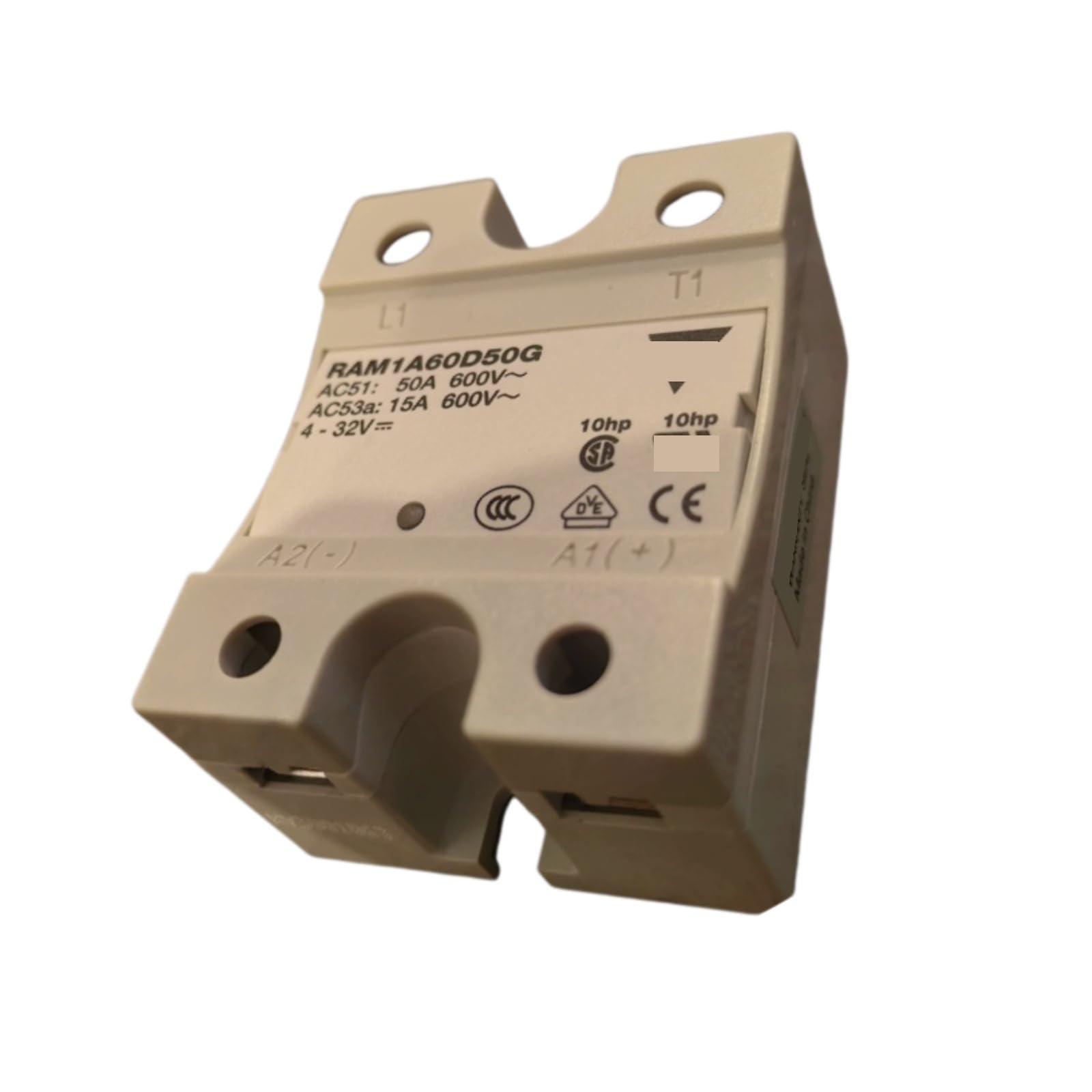 HKEJSJWA SSR Relay RAM1A60D50G 50A 600V, 4-32V Solid State Relay