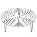 HEMOTON Griglia per Cottura a Vapore in Acciaio Inox Griglia di Raffreddamento Rotonda per Sottopentola Supporto per Cestello per Cottura a Vapore, 20X7 Cm