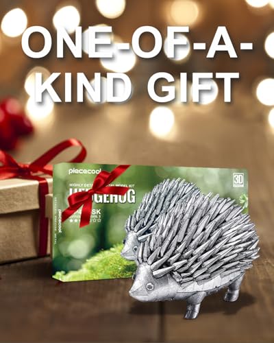Piececool 3D Metal Puzzles for Adults, Hedgehog Metal Model Kit, Challenging DIY Assembling Crafts Kit Hobbies Creative Gifts Home Decor - Image 6