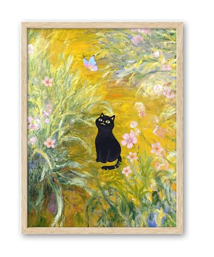 iHery Oak Wall Art 8x10in Monet Impressionism