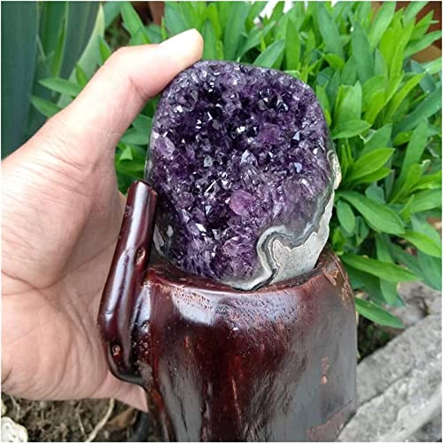 Améthyste d'Uruguay pour harmoniser votre salon - Cluster de quartz 800g