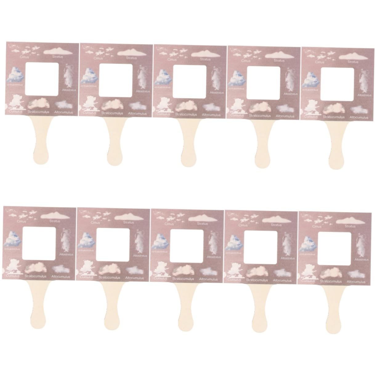 VILLCASE 10pcs Nature Guide Finder Cloud Viewer for Outdoor Identification Nature Identification Guide Frame Educational Boys and Girls Toy for Exploration