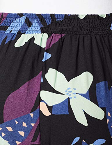 Calça saruel estampada, Mercatto, Feminino, Preto, M