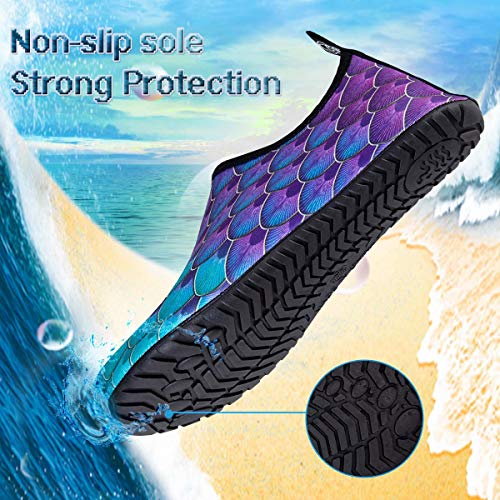 YALOX Water Shoes Women's Men's Outdoor Beach Swimming Aqua Socks Quick-Dry Barefoot Shoes Surfing Yoga Pool Exercise3