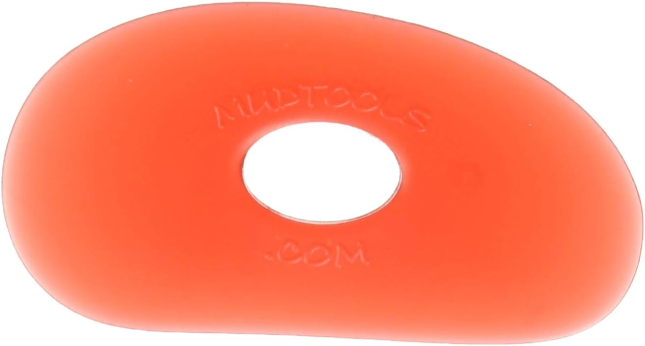 Ceramic & Pottery Tools Small Kidney Shape Pottery SS0 Clay Mudtools Stainless Steel Rib Size 0