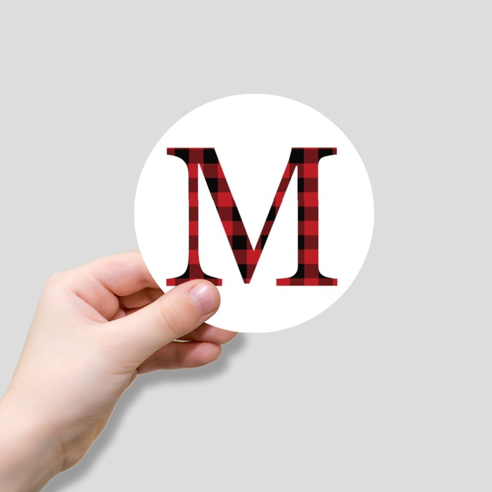 【M】 Amazon.com: Zyadsinoudor Monogram Initial Letter M Vinyl Sticker