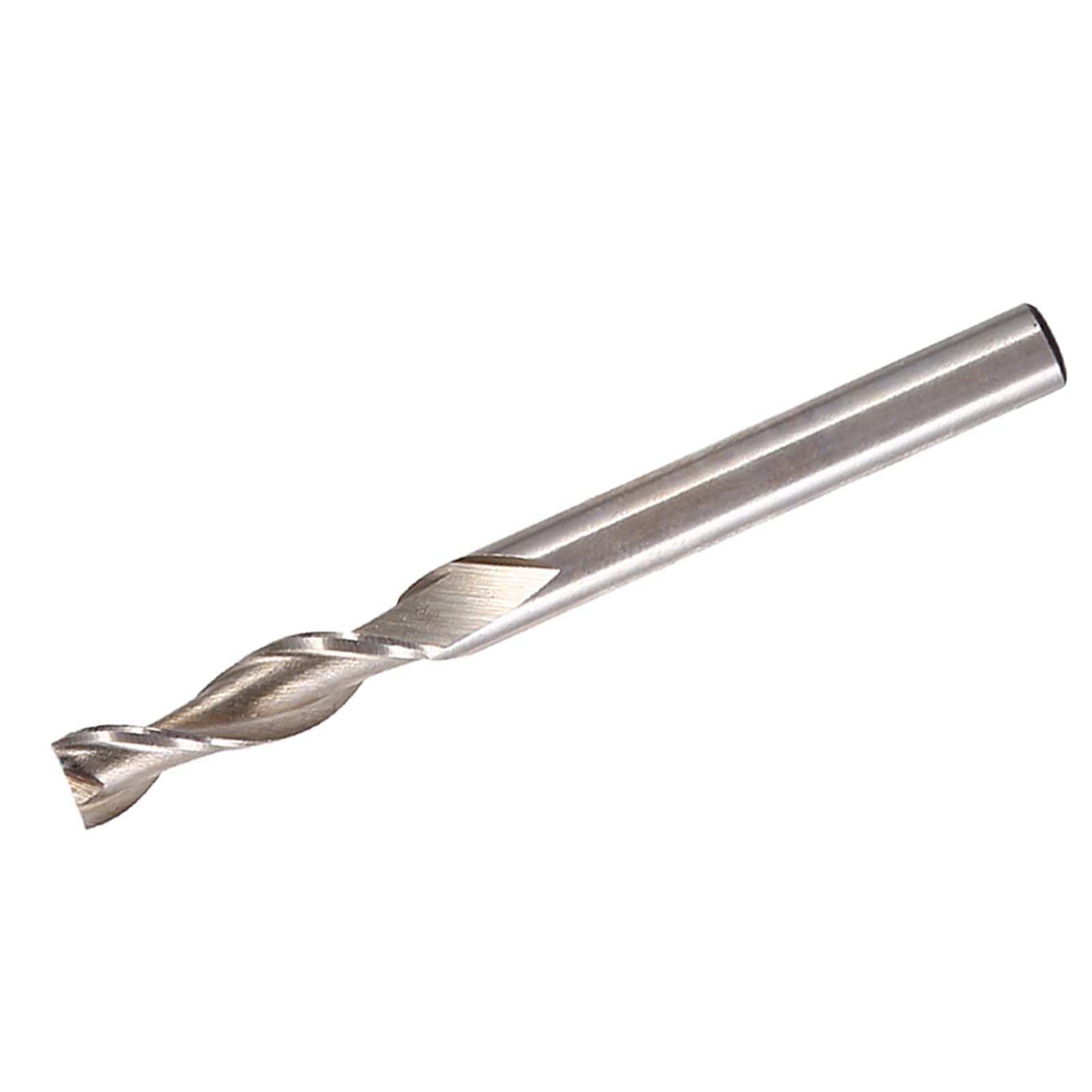 SEAFRONT Fraise en Bout, Embout CNC HSSAL à 2 Cannelures, Diamètre 6 Mm, Longueur Totale 68 Mm, Flûte étendue pour Fentes de Crochet et Coupe Profonde, pour l'usinage CNC et le Travail des Métaux