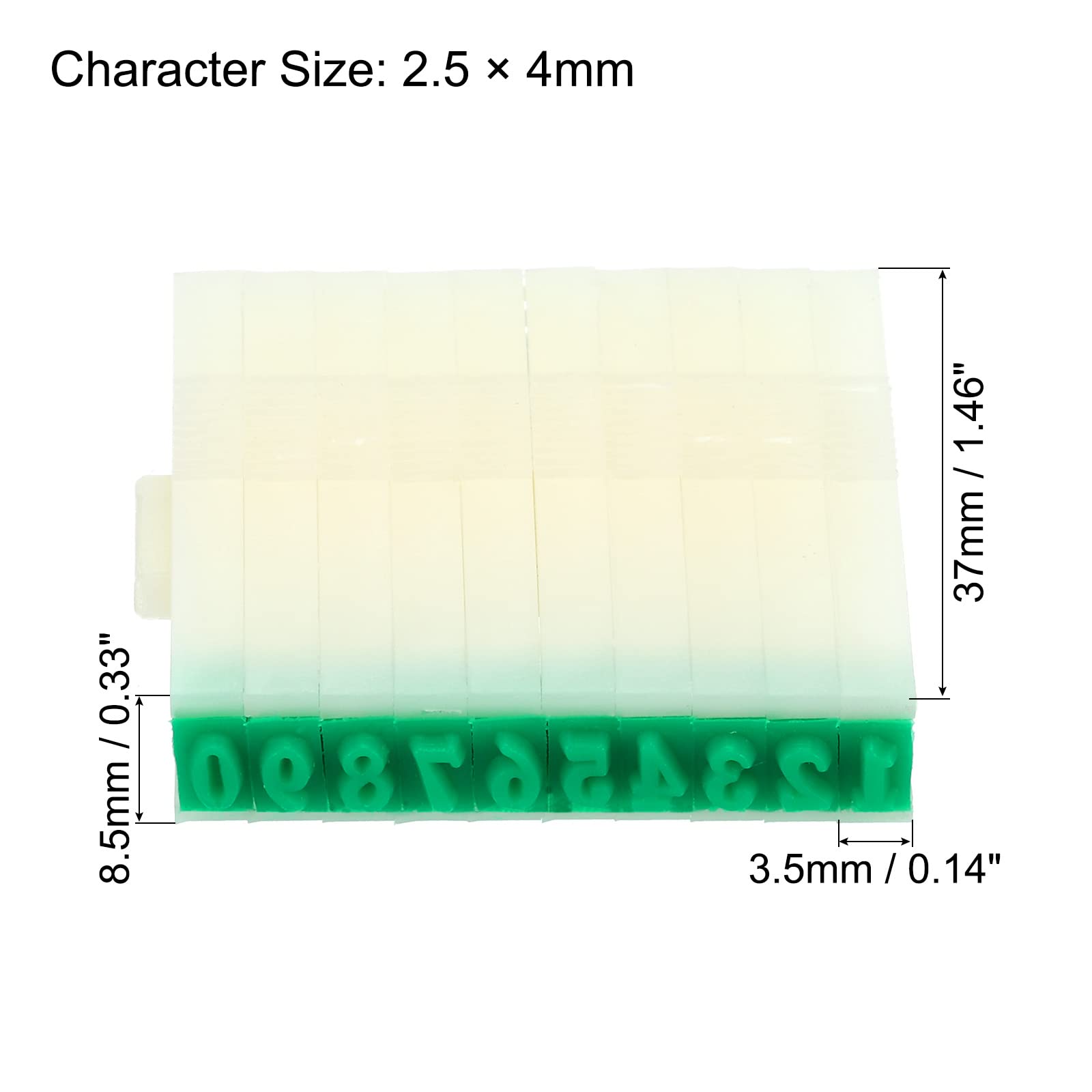 PATIKIL Detachable Number Stamp - Image 2