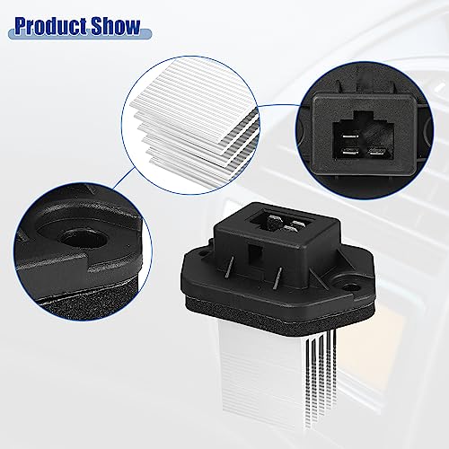 Image of ACROPIX Car HVAC Blower Motor Resistor Heater Fit for Hyundai Tucson 2005-2007 - Pack of 1 Black