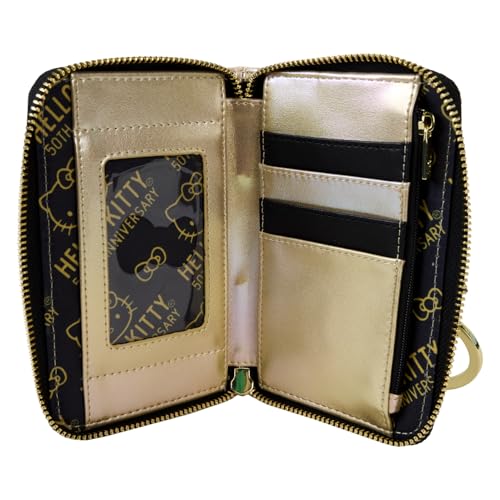 Loungefly Sanrio 50th Anniversary Gold Zip Around Wallet4