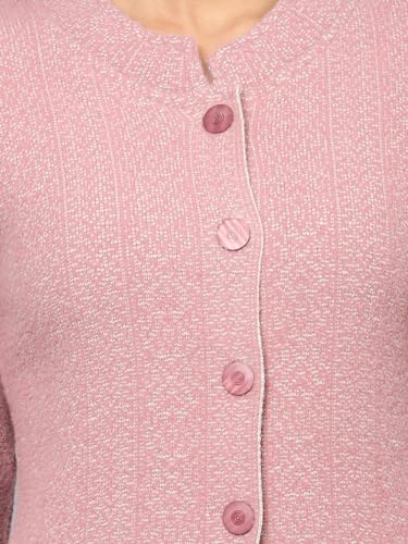 Image of Women's Winter Long Woollen Cardigan.