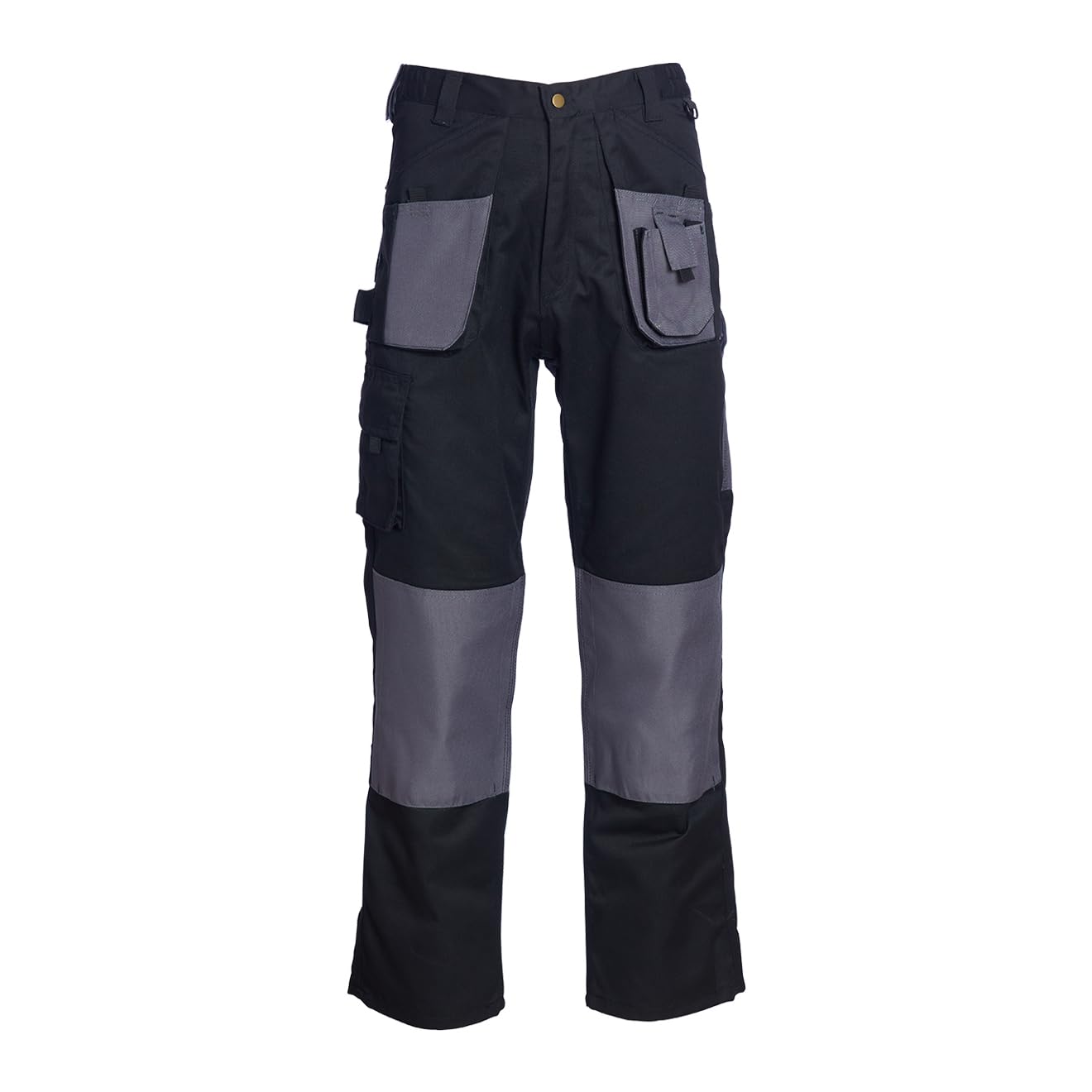 Blackrock Men's Workman Trouser, Black and Grey, 36" Regular Leg