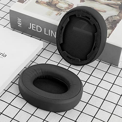 Almohadillas de repuesto Geekria para auriculares Audio-Technica ATH-SR50BT (no compatibles con ATH-SR5BT), cojines para orejas, piezas de reparación (negro) miniatura 4
