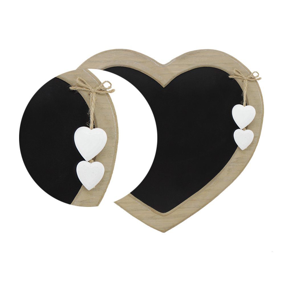 2 Lavagne Decorative In Legno Stile Rustico - 20x24 Cm, Per Matrimoni, Cucina, Parete - Foto 6