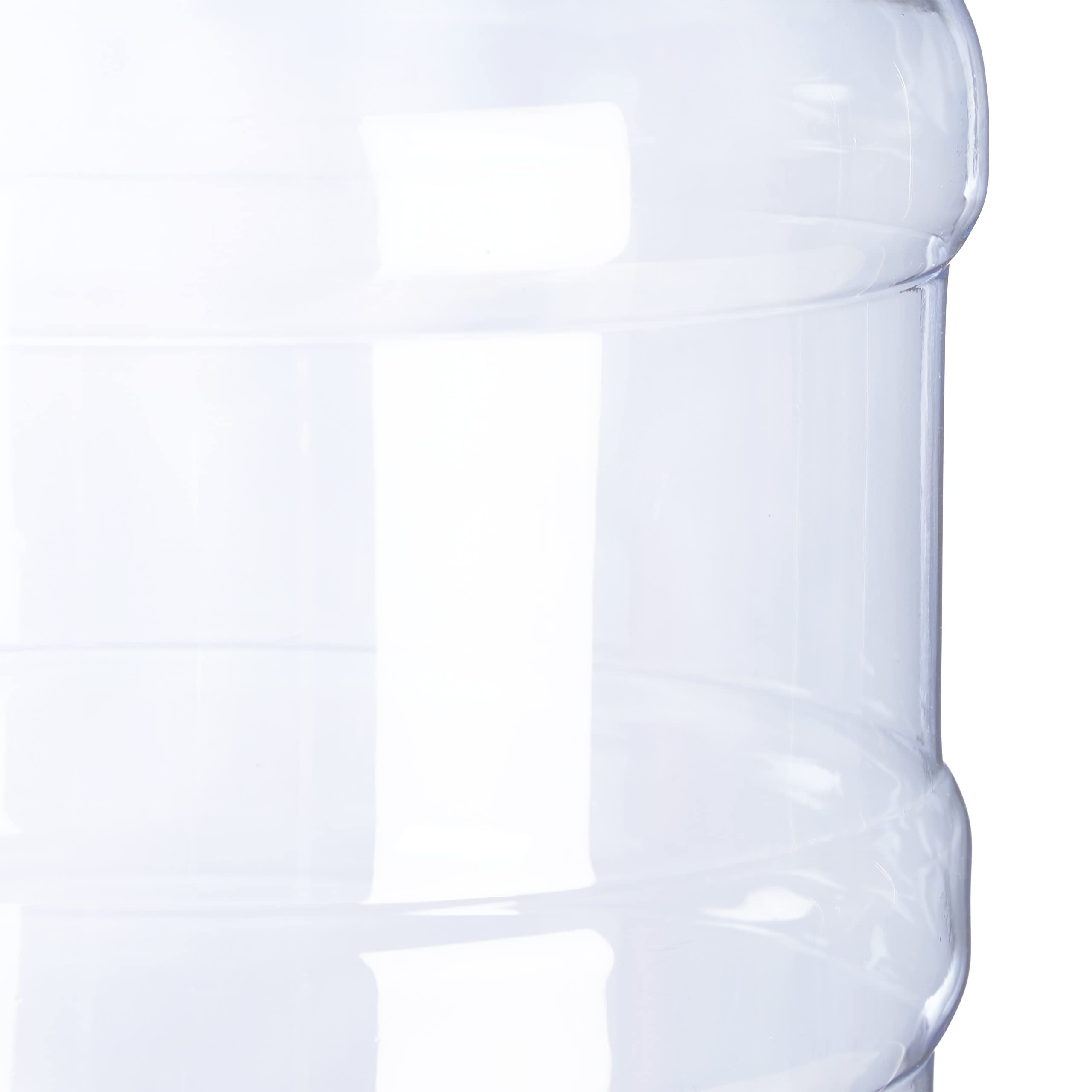 Relaxdays Dozownik wody ze zbiornikiem i kranem, dozownik wody pitnej do biura, 4,5 l, tworzywo sztuczne, wys. x śr.: 47,5 x 17 cm, różowy, 1 sztuka 10027938_52