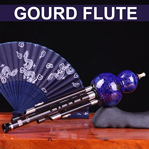 Hulusi C, Het Nationale Blaasinstrument Hulusi, Cucurbit Fluit Bes Blauw Chinees Traditioneel Instrument, Voor Beginners… - Image 4