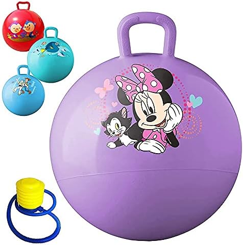 VUNEXO Rubber Bouncing Space Hopper Ball Hop Hopping Ball Inflatable ...