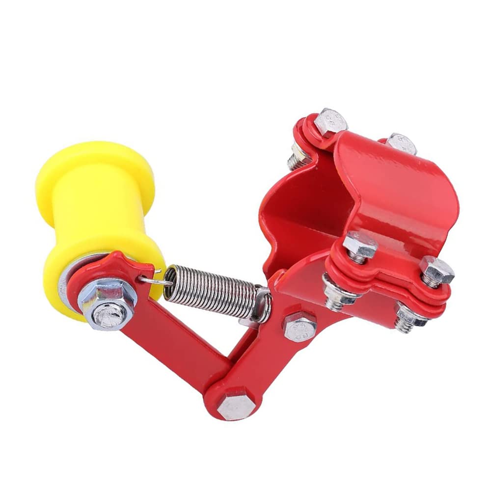 Moto Catena Regolatore Tendicatena Regolatore Automatico Alluminio Rosso Per Motocross Dirt Bike ATV