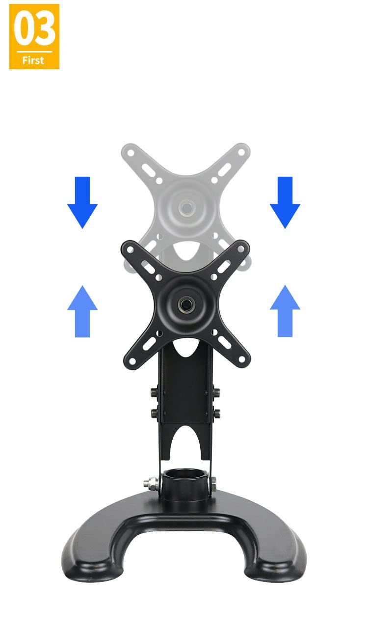 Für Amazon Echo Show 15 Halter 360° verstellbarer Aluminiumlegierung Wandklappbare Teleskopstütze Sie Ihre Echo Show 15 Einfach Nach vorne Oder zurück, um den Blickwinkel zu verbessern (Schwarz) A364