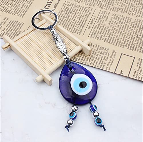 Caiyao 1-3 Pcs Blue Beads Evil Eyes Bracelet Hamsa Hand of Fatima Bracelet Glass Charm Evil Eye Leather Cord Necklace Protection Jewelry Set - Image 4