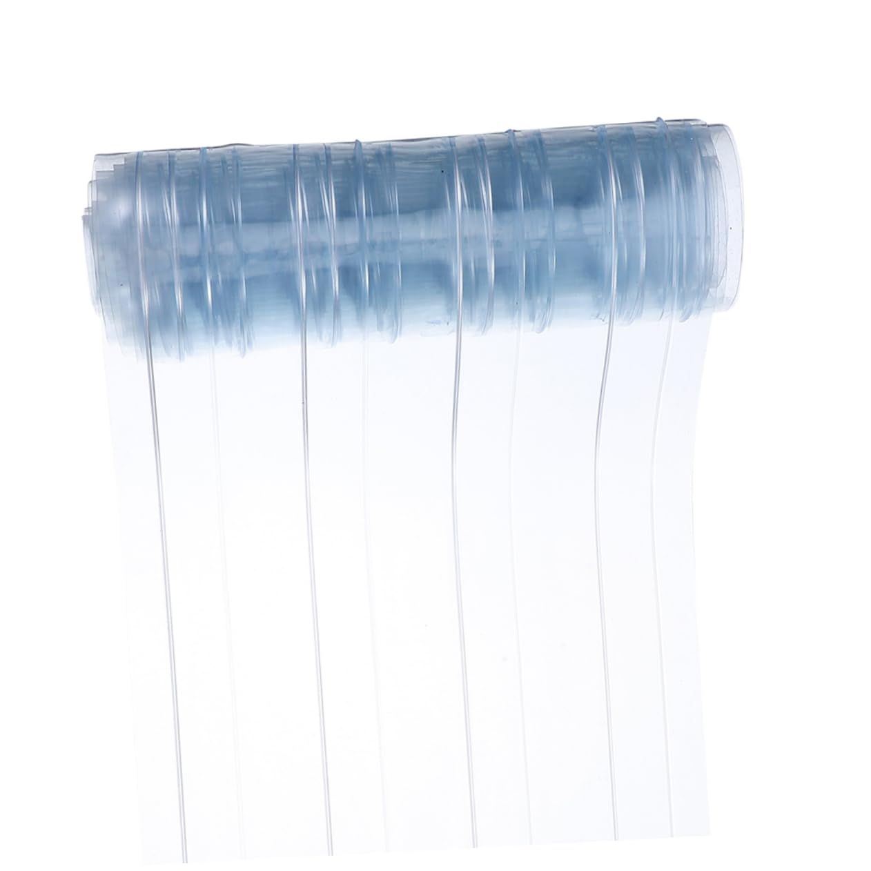 Milisten Cortina de PVC Transparente para Caseta de Perro - Tira de Puerta Aislante de 18 cm x 205 cm - Grosor 1,2 mm - Solapa Resistente a la Intemperie para Interior y Exterior