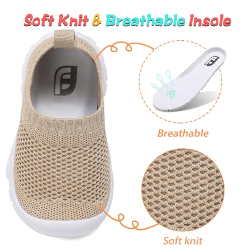 Image of JOINFREE Toddler Boys Girls Sneaker Slip On Shoes Kids Lightweight Breathable Walking Shoes
