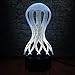 Produktbild new Tintenfisch-Kraken-Art 3D führte Lampe Kawaii Kindernachtlicht RGB-Birnen-Weihnachtsdekoration für Hauptbatterie-Spielwaren-Tabelle286
