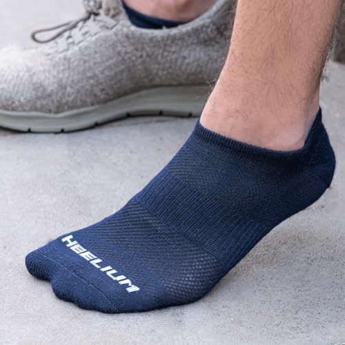 Image of HEELIUM Bamboo Ankle Socks for Men & Women | Ultra-Soft, Odour-Free, Thin & Breathable | 3X Softer than Cotton | Sizes - M (UK 4-8) & L (UK 9-13)