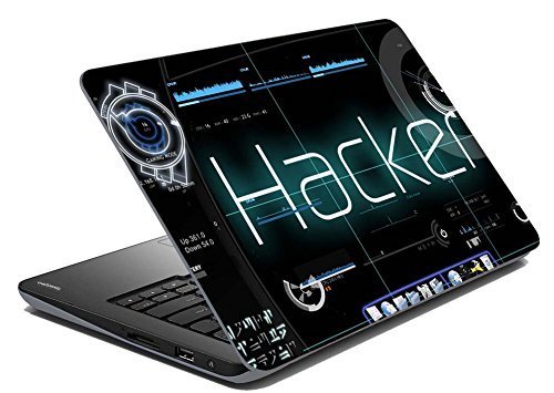 Image of Galaxsia Hacker Vinyl Laptop Skin /Sticker /Cover /Decal Compatible for Any 17 to 17.3 Inches Laptop (Hp /Dell /Sony /Acer /Lenovo /Asus. Etc) Or Notebook.