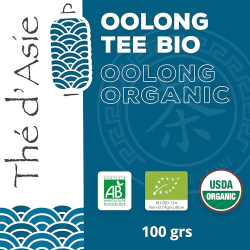 Khla - Oolong Tee Bio 100 g - Blauer Tee - Natürliches Loser Tea - Biologischer Asiatischer Tea - Lose und Geschnitten - Kräutertee & Aufguss - Aus China