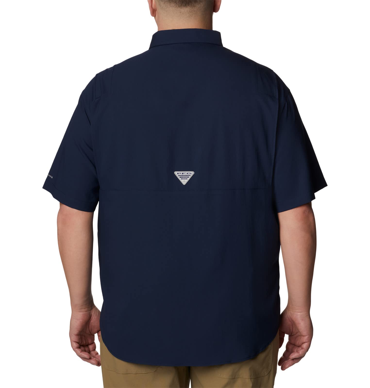Columbia Camiseta de Manga Corta para Hombre Big & Tall Collegiate Tamiami