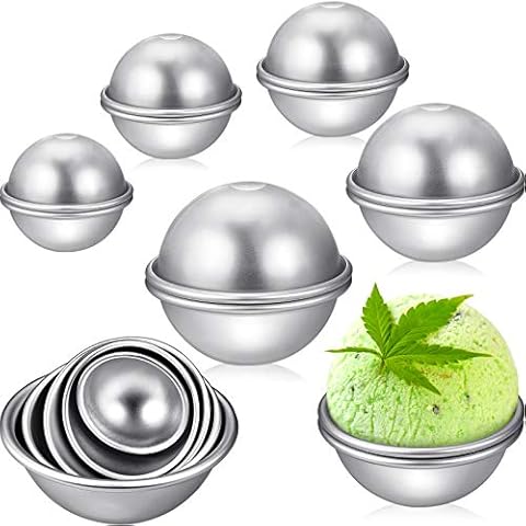 Patelai 10-Piece Metal Bath Bomb Molds Cover