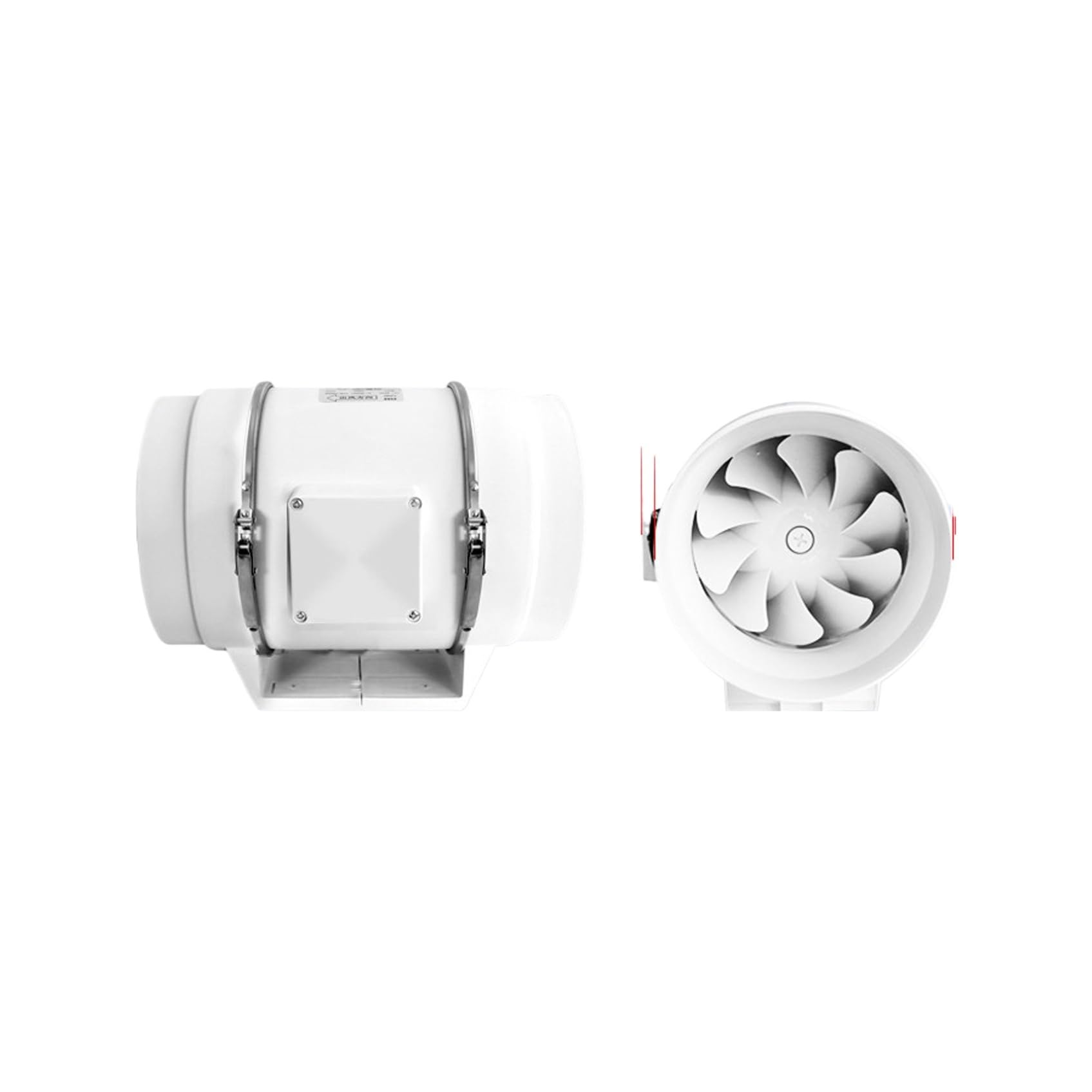 Ventilador de conducto de 8 pulgadas HZ200 extractor con control remoto