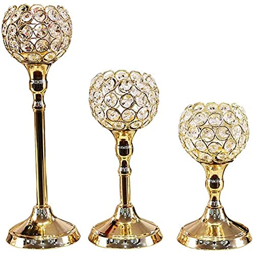 Romantic Candlelight Dinner European-Style Crystal Candle Holder Decoration Table Feather Decoration Crystal Wedding Candle Holder