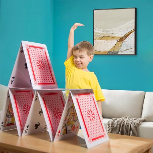 Baraja de naipes jumbo de 5x7 pulgadas para póker miniatura 3