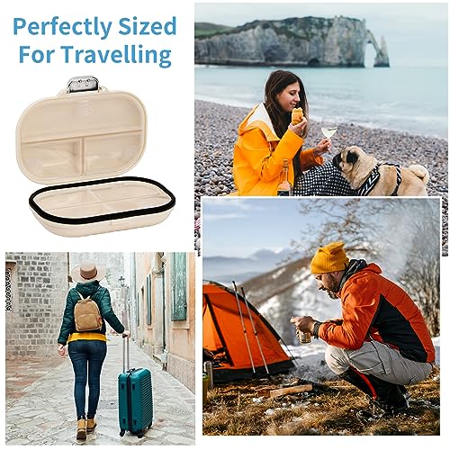 2 Pezzi Dispenser Pillole Portatile, Medicina