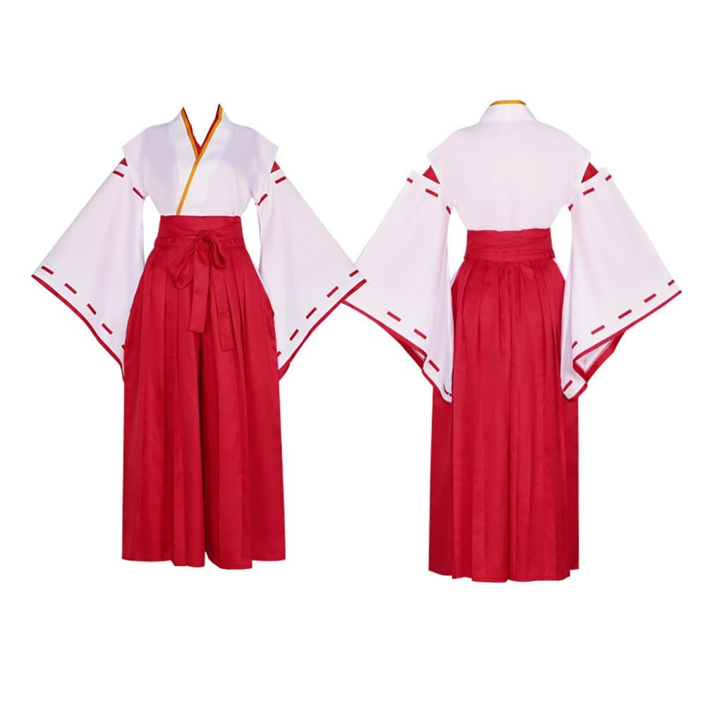 COSDREAMER Conjunto de kimono para mujer Geisha japonés Yukata con volantes y pantalones