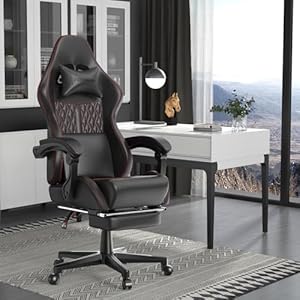 Ferghanavintagepuleathergamingchairhighbackgamerchairwithmassageergonomiccomputerofficechairwithfootrestforadultsracingstylerecliningvideogamechairblack Urban Country Home Decor Ferghana vintage pu leather gaming chair high back gamer chair with massage ergonomic computer office chair with footrest for adults racing style reclining video game chair black urban country home decor