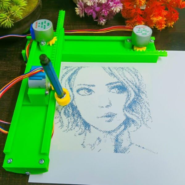 Buy Mini CNC Plotter for DIY Projects – 3D Printed Compact Engraving ...