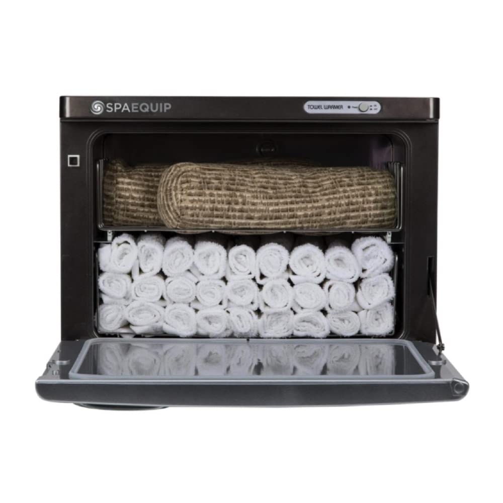 SpaEquip Standard UV Towel Warmer Cabinet, Silver