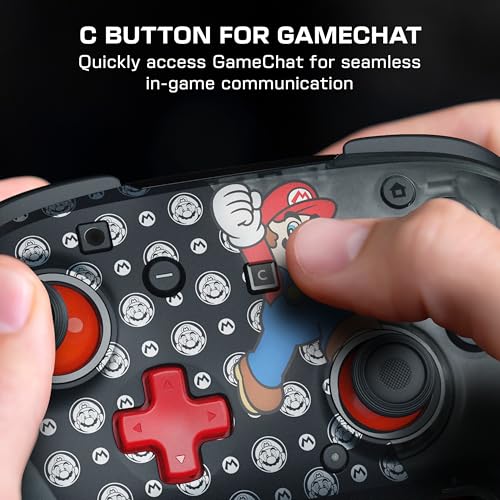 Image of Turtle Beach Rematch Wireless Gaming Controller: Super Mario Jump, Switch 2 | Nintendo Switch OLED, TMR Thumbsticks, Rechargeable 40-Hr Battery, 2 Mappable Back Buttons, Motion Controls, Super Mario Jump