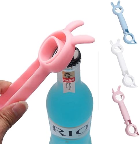 Nueva botella de abrelatas multifunción 4 en 1 herramienta de cocina múltiple para tarros de gelatina vino cerveza y otros abridor de botellas para