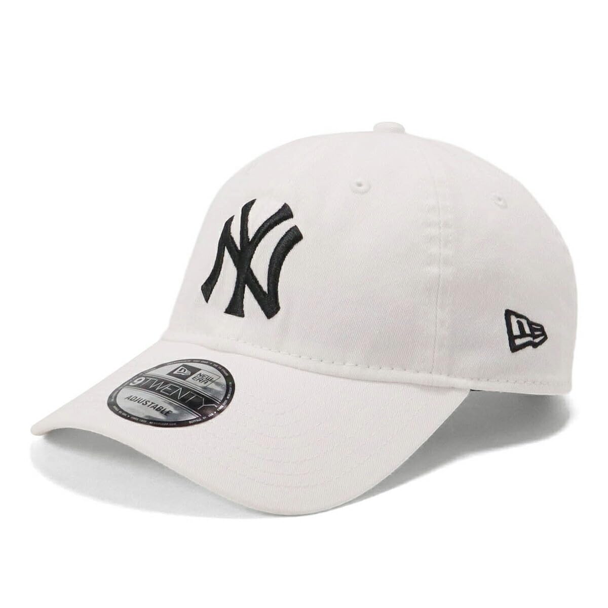 [ニューエラ] キャップ 9TWENTYローキャップ MLB NYホワイト/ブラック S/M 920 WASHED NEYYAN WHT BLK 25J