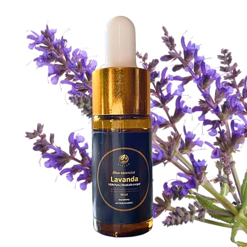 Aceite Esencial de Lavanda 100% Puro y Natural – Destilado al Vapor – Premium - Relajante y Calmante – Marca Bislop – 10 ml