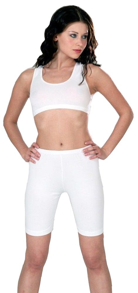 Womens Cycling & Dancing Ladies Cycle Cotton Lycra Shorts Active Size UK 8-22