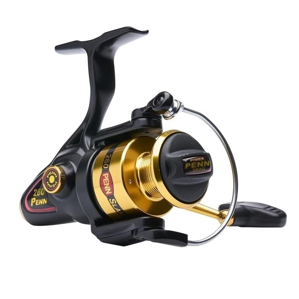 Penn Slammer Classic Reel 760 - Angelrolle, Spinnrolle, Rolle zum Spinnfischen, Raubfischrolle, Ansitzrolle, Rolle zum Ansitzangeln, Allroundrolle