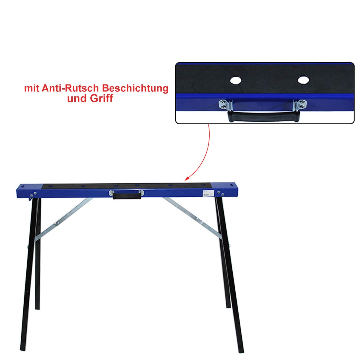 HELO 2x Arbeitsbock Gerüstbock Klappbock Stützbock Untergestell Unterstellbock C3
