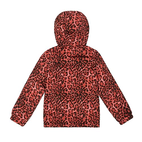 Image of SUNDAY ROSE Boys Girls Rain Jackets Lightweight Waterproof Hooded Printed Raincoats Windbreakers for Kids