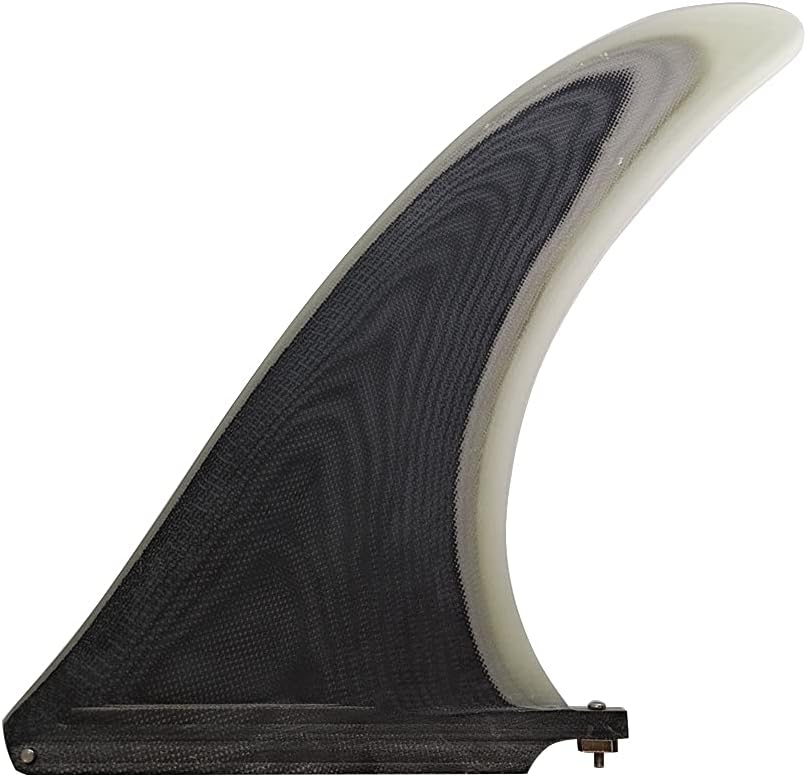 UPSURF Classic Surfboard Center Single Fin Fiberglass Surboard Fin- 7 Inch - 11 Inch, Multiple Colour