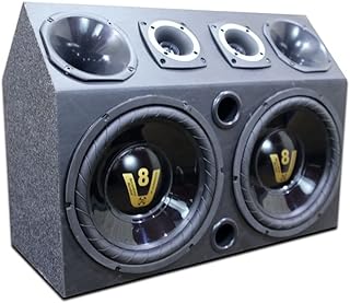 Caixa trio igrejinha 12 compet v8 + modulo taramps tl1500